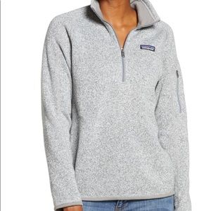 Patagonia Grey Heather Quarter-zip Jacket